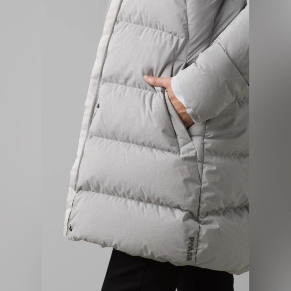 Prana Kromata Long Jacket, silver spray heather - Picture 9 of 11